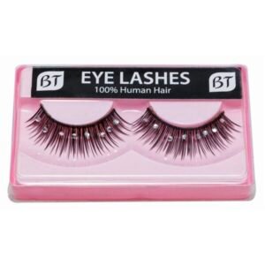 BHARTI TANEJA’S HUMAN HAIR THICK AND BLACK EYELASHES WITH DIAMOND FOR PRETTY EYE MAKEUP